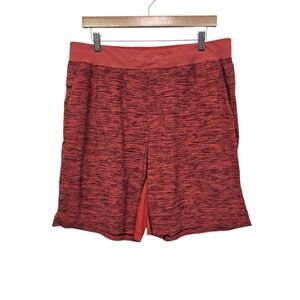 Lululemon THE Short 9" Linerless Invert Heather Vermillion Plum Shadow XL M7AAWS